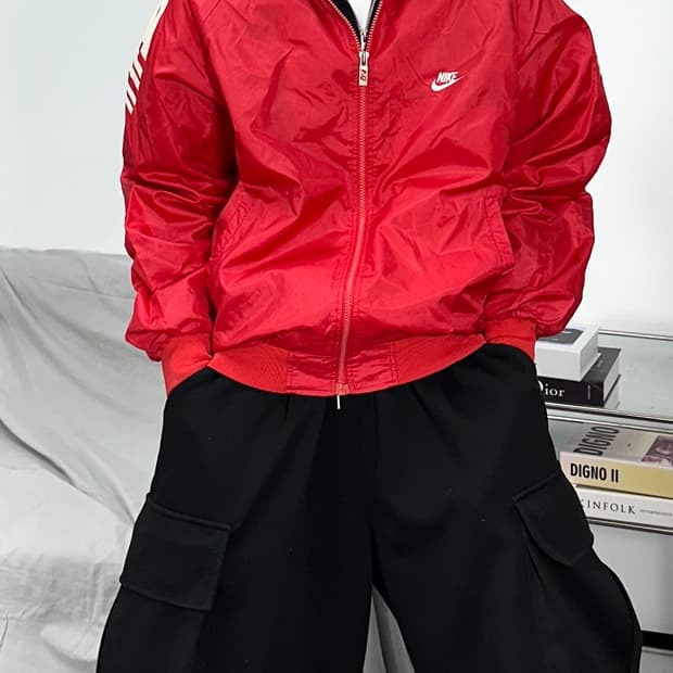 한국나이키 80s 올드스쿨 바람막이 L