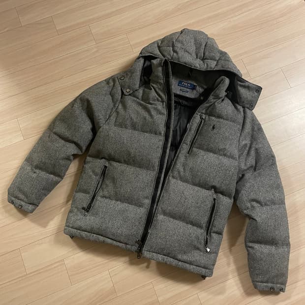 폴로 랄프로렌 헤링본 패딩 새상품 M(100)