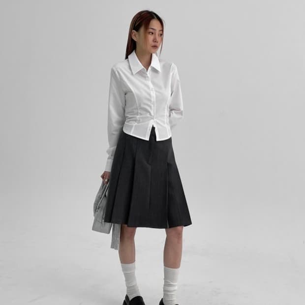 블랙업 샤큰베이직 셔츠