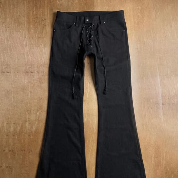 Das Schloss Lace Up Flare Pants