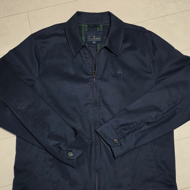 브룩스 브라더스 네이비 블루종 자켓 L 블루종 바라쿠다 바이스윙 해링턴