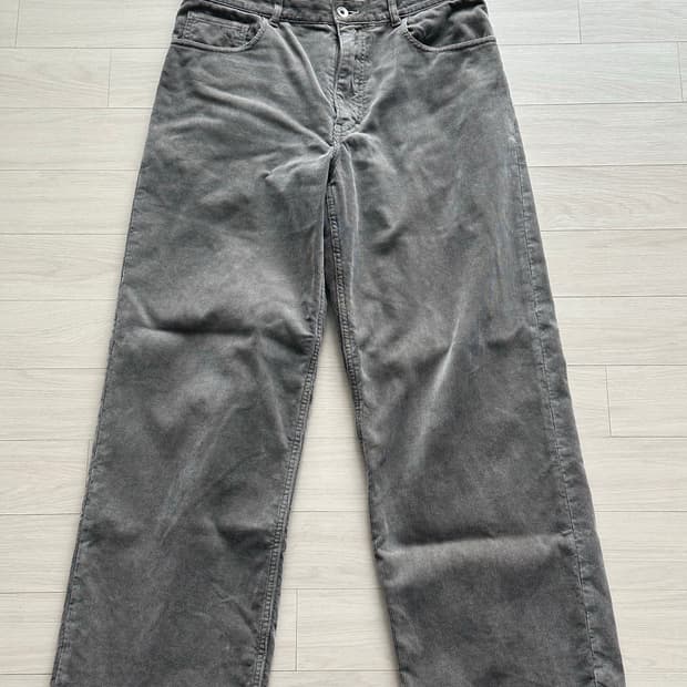 [4] 오라리 25aw 피그먼트 다이드 코듀로이 팬츠