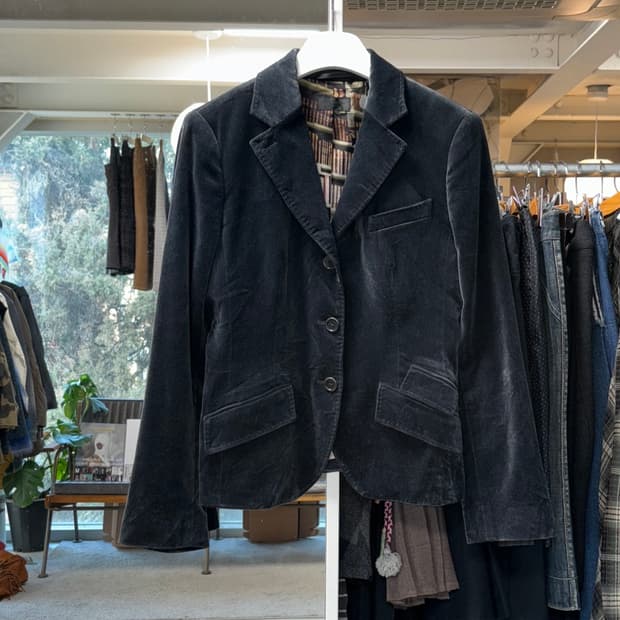 폴스미스 블랙 벨루어 자켓