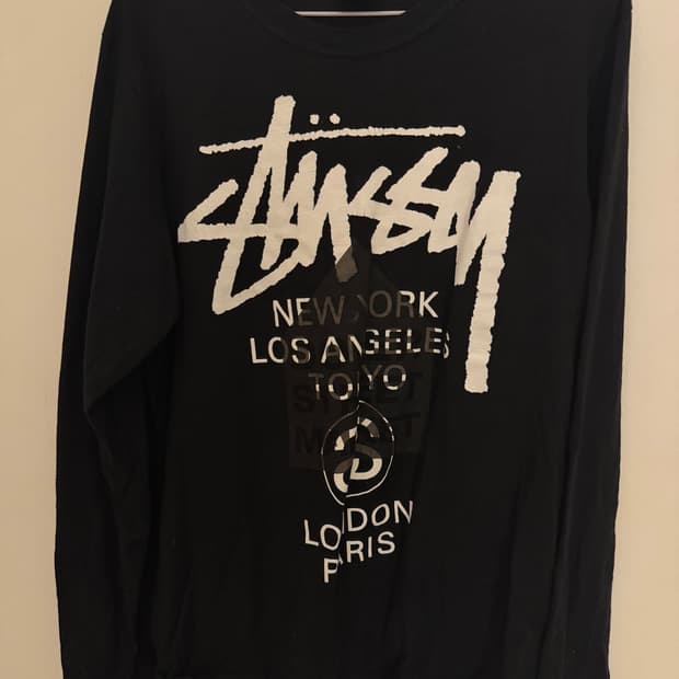 스투시 도버스트릿마켓 월드투어 롱슬리브 티셔츠S