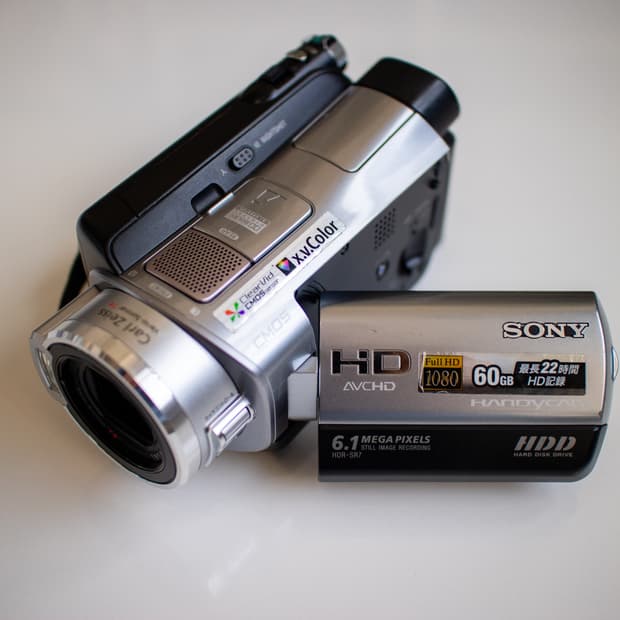 Sony HDR-SR7 / 빈티지 디지털 캠코더