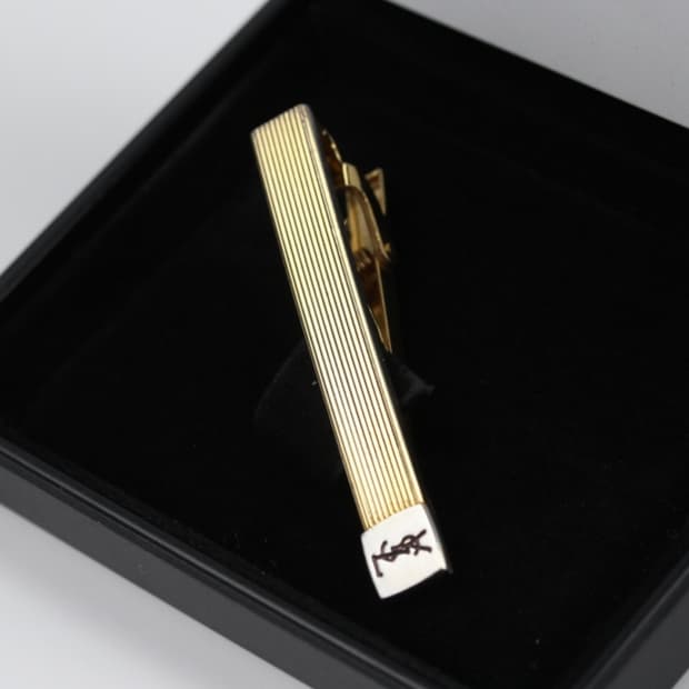 입생로랑 A-등급 5.2cm 남자 명품 넥타이핀 빈티지