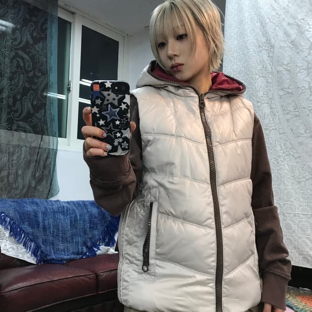 버커루 패딩조끼 