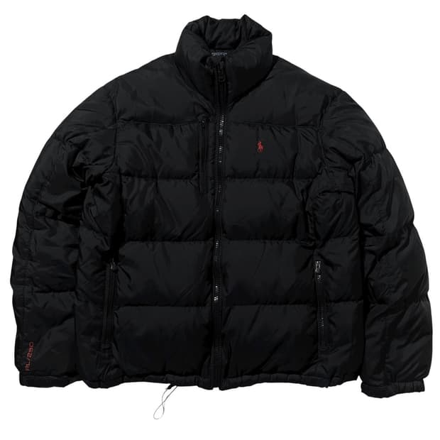 폴로 랄프로렌 다운 푸퍼 패딩 블랙