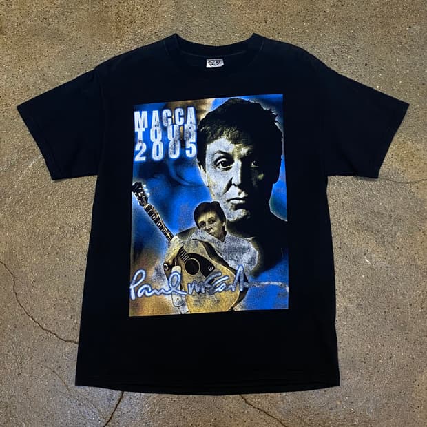 미국 빈티지 마카 MACCA 2005 투어티 락티셔츠 반팔티