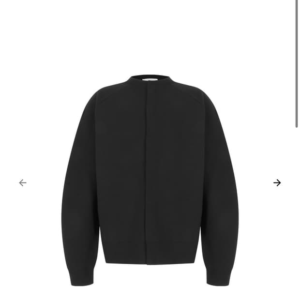 아모멘토 라운디드 슬리브 가디건