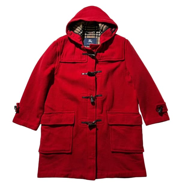 버버리 노바체크 안감 더플 떡볶이 코트