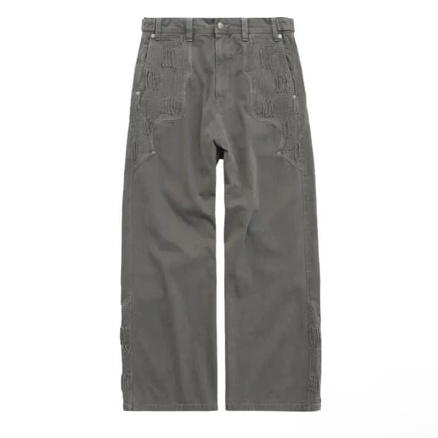 폴리테루 웨스턴 보로 팬츠 3 그레이