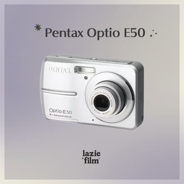필카st✧･ﾟPentax Optio E50 펜탁스 옵티오 디카 카메라