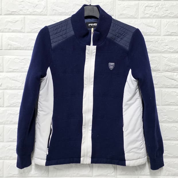 택포// PING 여성 골프 방풍 니트 패딩 자켓 100