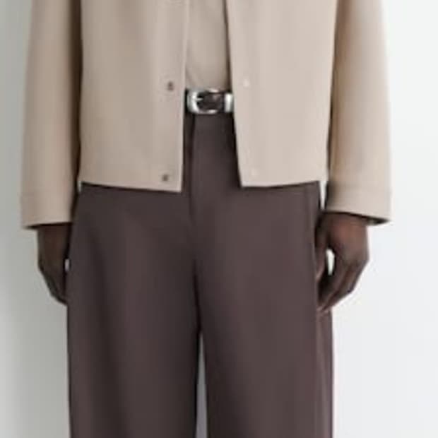 COS 코스 저지 트윌 셔츠 재킷 몰 S