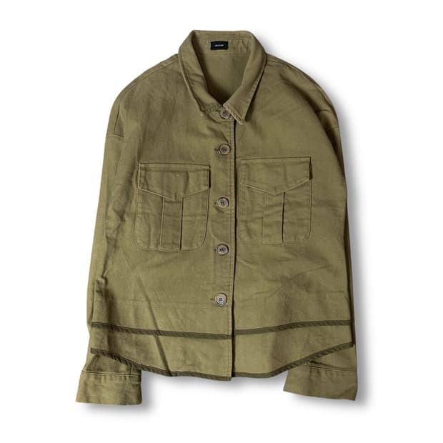 빈티지 브라운 투포켓 데님 자켓