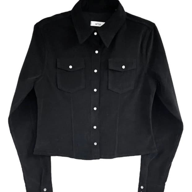 애즈온 제니스 블랙 셔츠JENNIS CORDUROY SHIRT / BLA