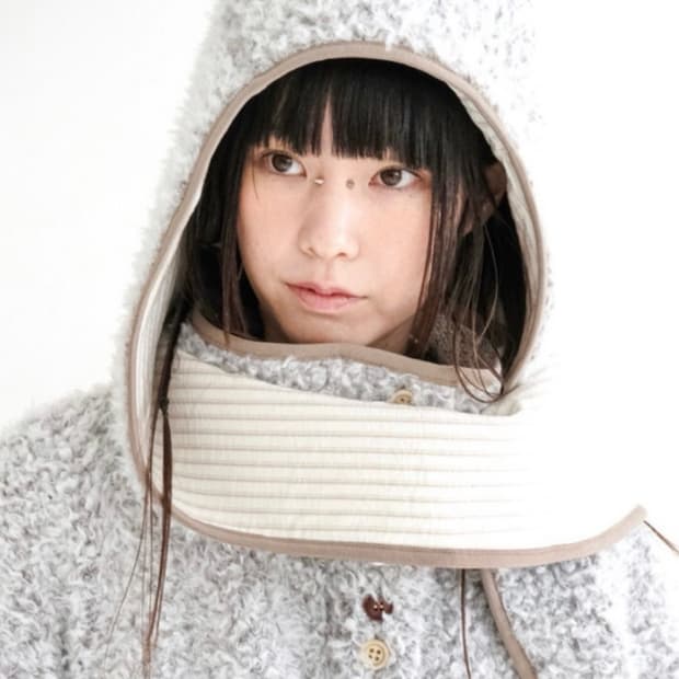 샵페어리 fleece ear hood muffler(cream)