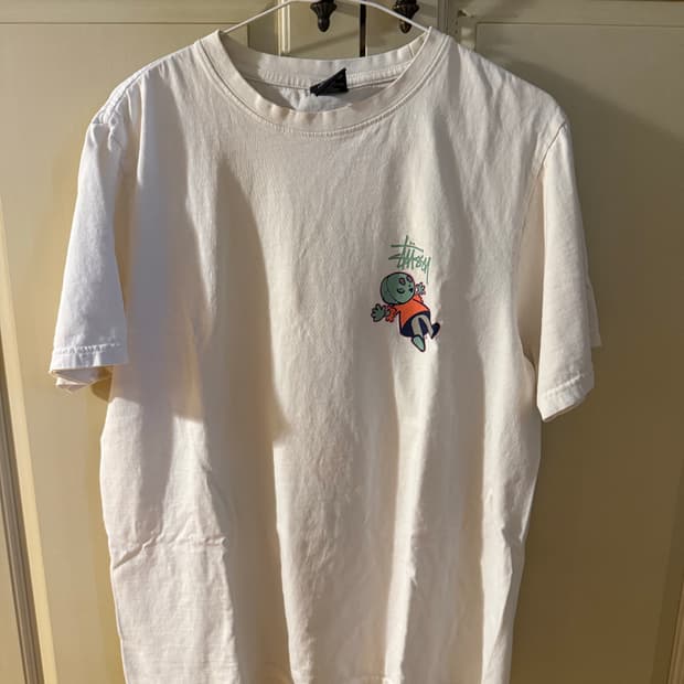 스투시 캐릭터 프린팅 반팔티 M