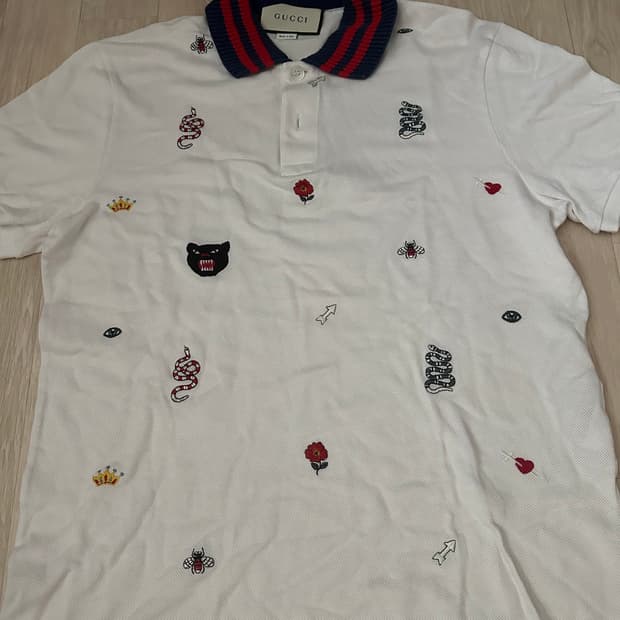 정품 구찌 반팔티 상태좋음