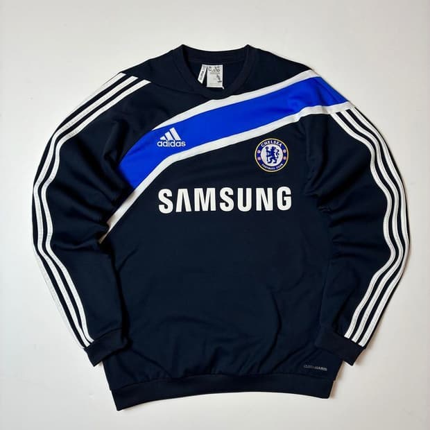 아디다스 09-10 시즌 첼시 FC 트레이닝 스웨트 맨투맨 PN9143