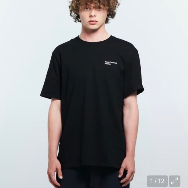 플라스틱프로덕트 반팔  MPa T-SHIRT (BLACK)