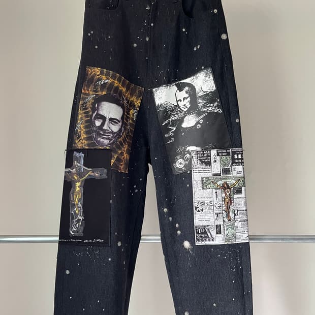 KIDILL SS21 Patch Tapered Denim Pants