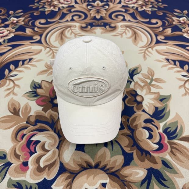 이미스 EMIS 로고 볼캡(아이보리)