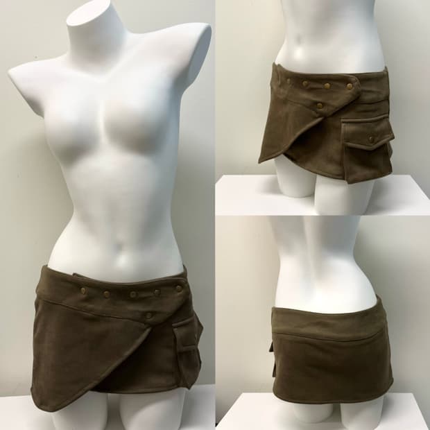 빈티지무드 웨스턴 미니 스커트 