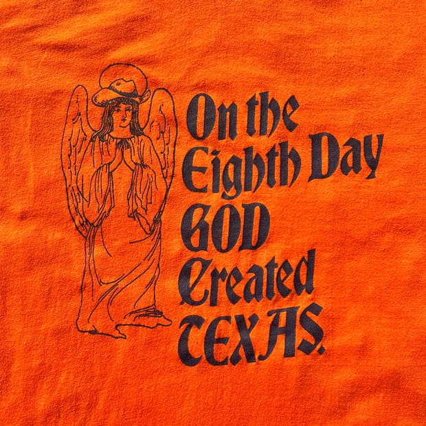 70’s~80’s God Created Texas T-Shirt