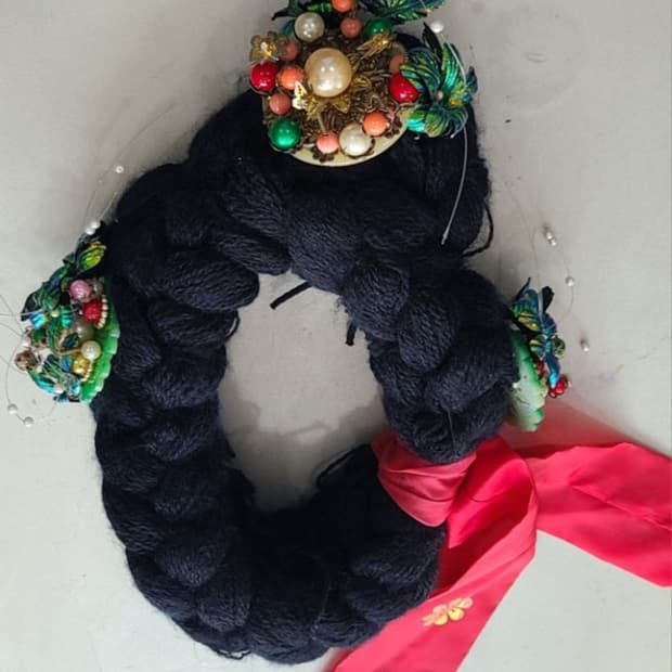 한국 전통 가채 댕기 장식 어우동 가채