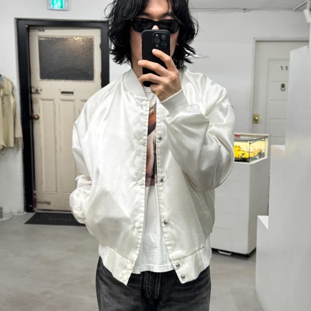 90s USA 새틴 스타디움 자켓