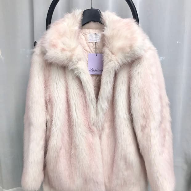 [새상품] 포그던 헤이즈 퍼자켓 핑크