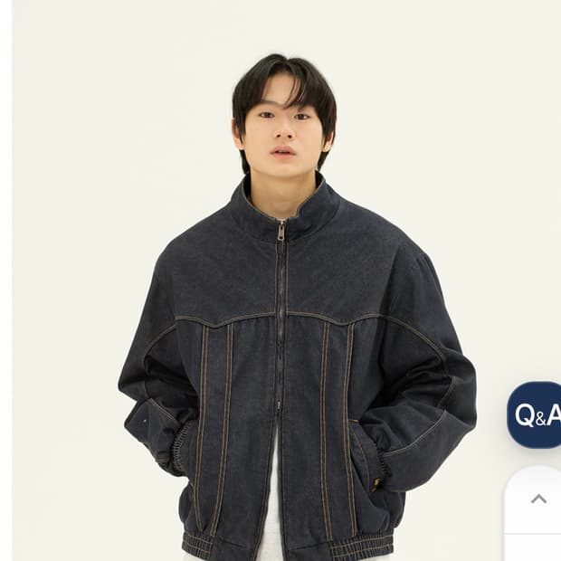 Lee 웨스턴 블루종 데님 점퍼