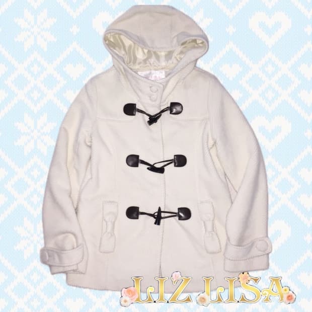 리즈리사 고전 라떼갸루 리본 더플코트