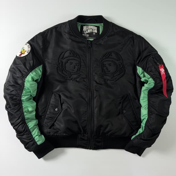 BBC 빌리네어 보이즈 클럽 빅로고 MA-1플라이트 자켓