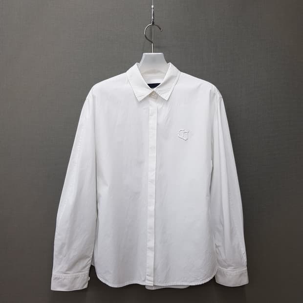준지 JUUN.J  2021 클래식 로고 자수 코튼 셔츠 36사이즈
