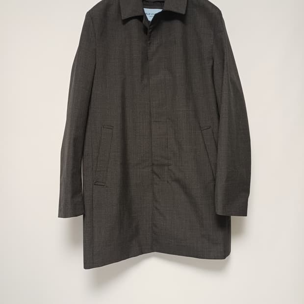 [105] LF 마에스트로 블루라운지  글렌체크 간절기 맥코트-초S급