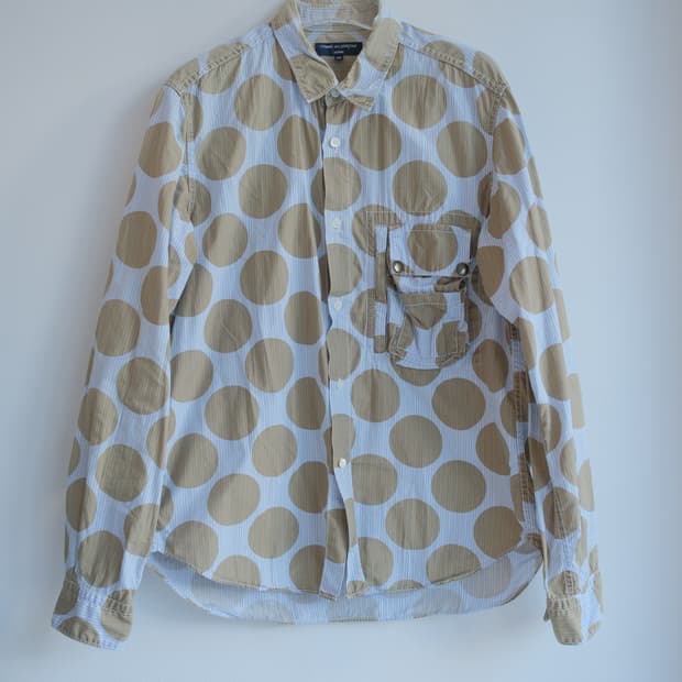 Dot cargo pocket shirt 