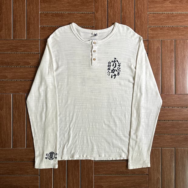 Vintage henley neck longsleeves