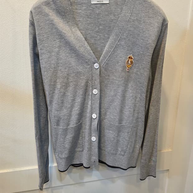헤지스 그레이  가디건
