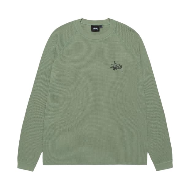스투시 베이직 써멀 세이지 L