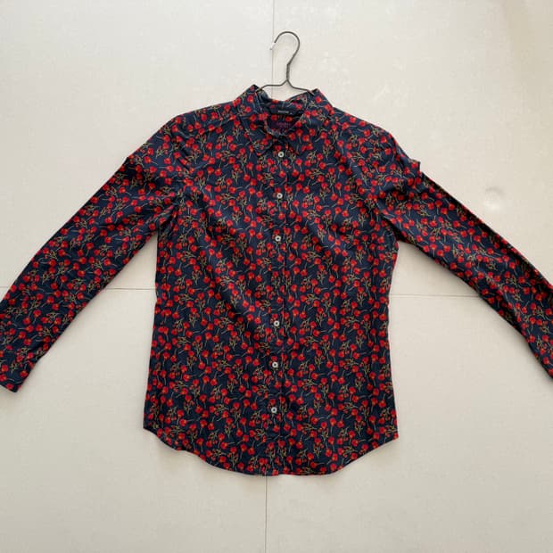 해지스 플라워프린트 셔츠 90