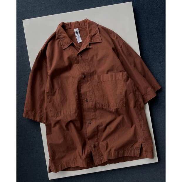 GARMENT DYE BASIC POPLIN SHIRT