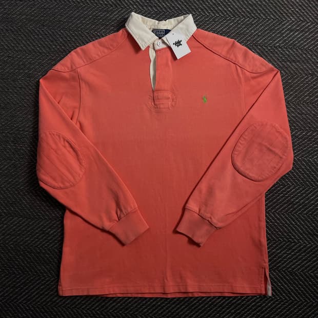 폴로 랄프로렌 포니 미니멀 럭비 긴팔 티셔츠o 4177