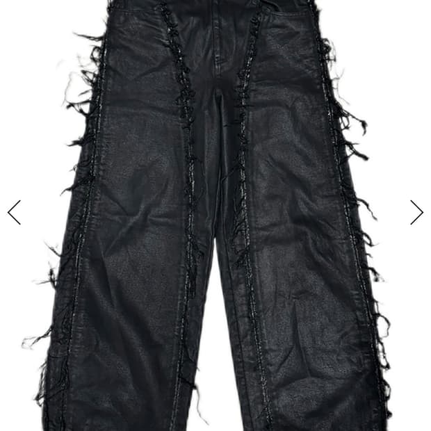 Distressed Baggy Denim Pants 