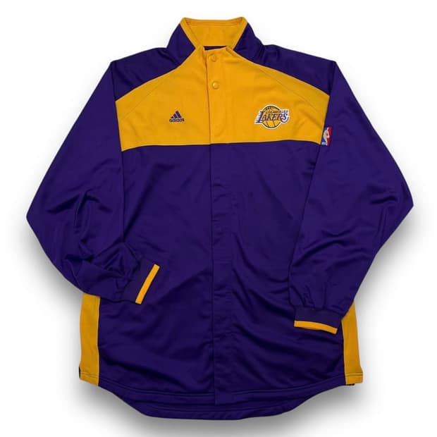 아디다스 x NBA 레이커스 올드스쿨 힙합 트랙탑 져지