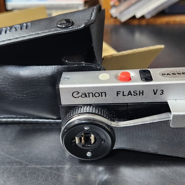 캐논 빈티지 플래쉬 v3