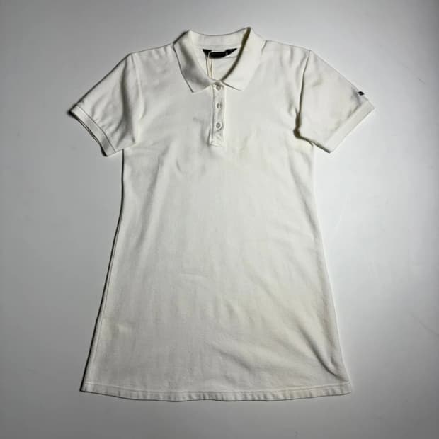 버버리 00's 자수 로고 반팔 카라 미니 원피스 R2092
