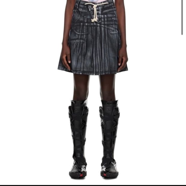 오토링거 미디 스커트 s